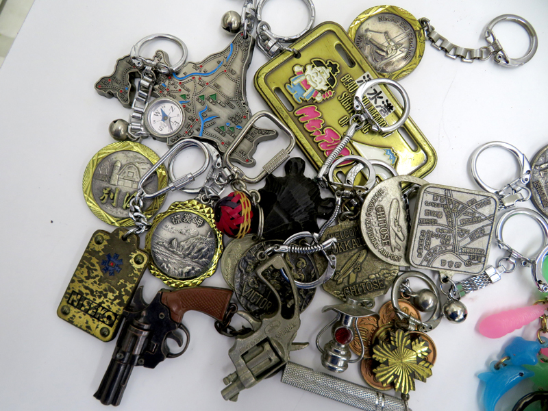 昭和レトロ ご当地キーホルダー お土産 観光地 お寺 名山 大量 まとめ
