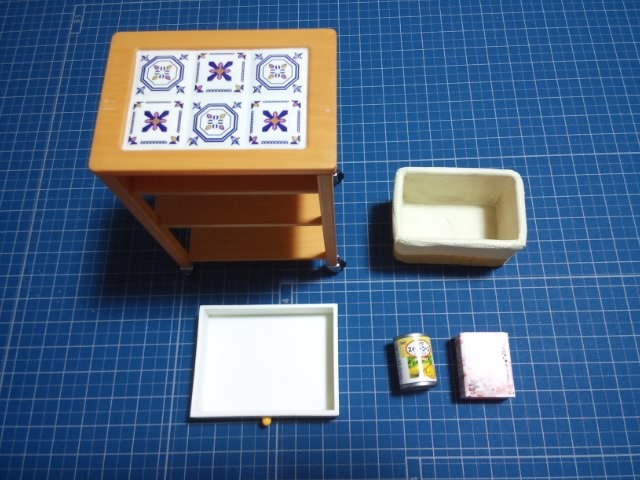 リーメント 中古 収納美人 キッチンワゴン ミニチュア ドールハウス 