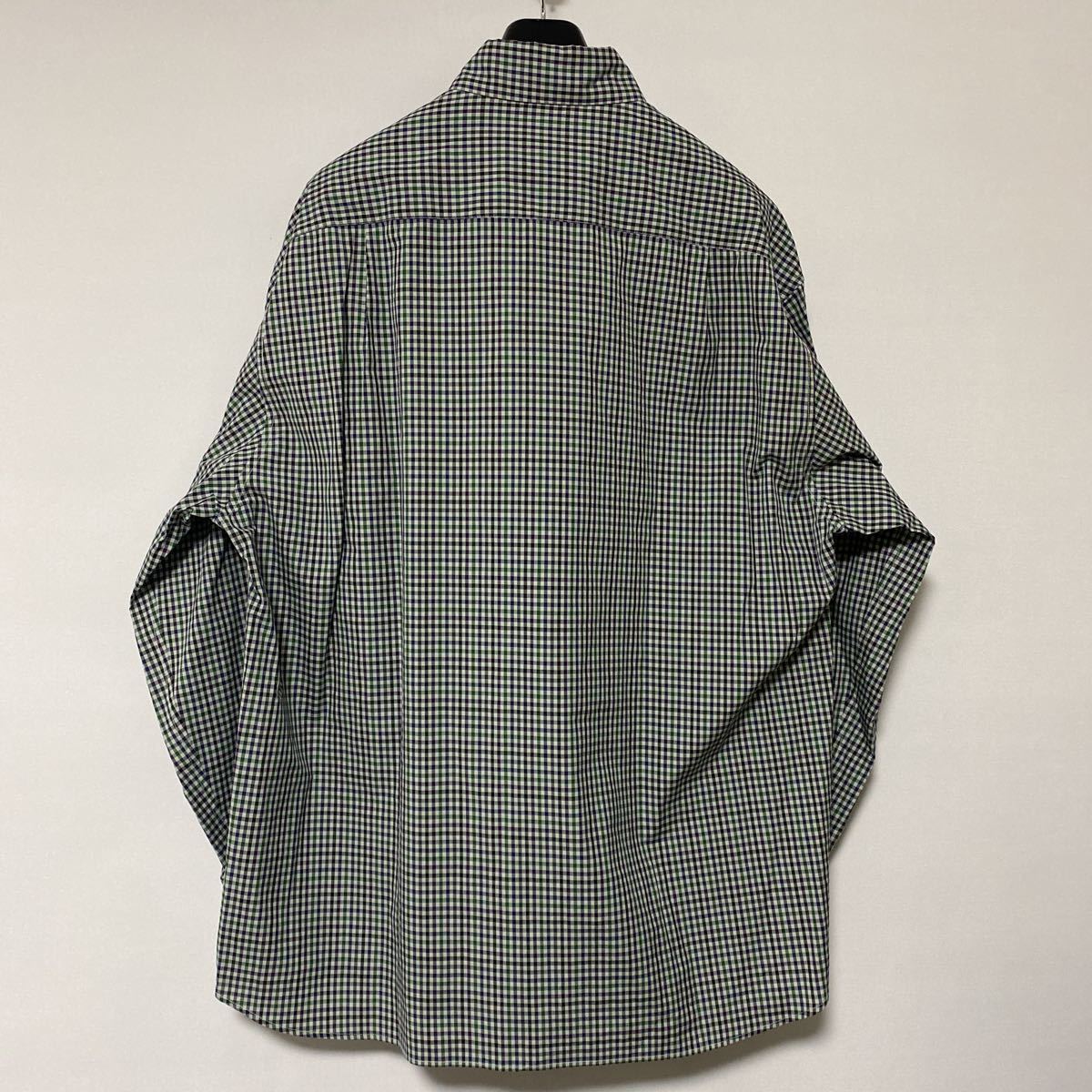 美品 21 aw lad musician BIG shirt 44 チェック ビッグ シルエット