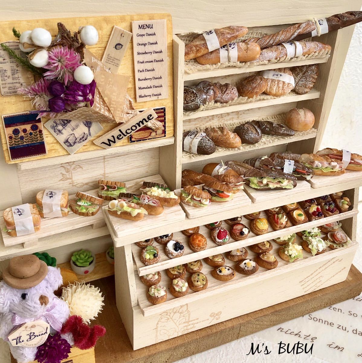 ミニチュア ドールハウス ベーカリーmサイズ ハンドメイド 樹脂粘土 ミニチュア雑貨 ドールハウス 売買されたオークション情報 Yahooの商品情報をアーカイブ公開 オークファン Aucfan Com