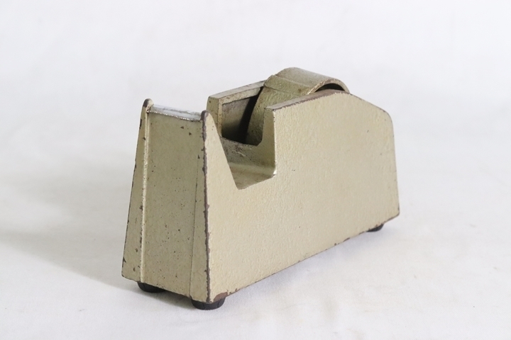 TB526鋳物のテープカッター◇ビンテージ/事務用品/工業系/デスク 