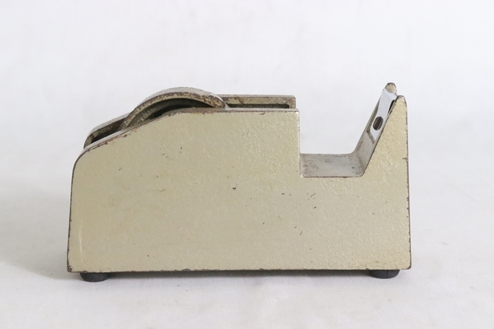 TB526鋳物のテープカッター◇ビンテージ/事務用品/工業系/デスク 