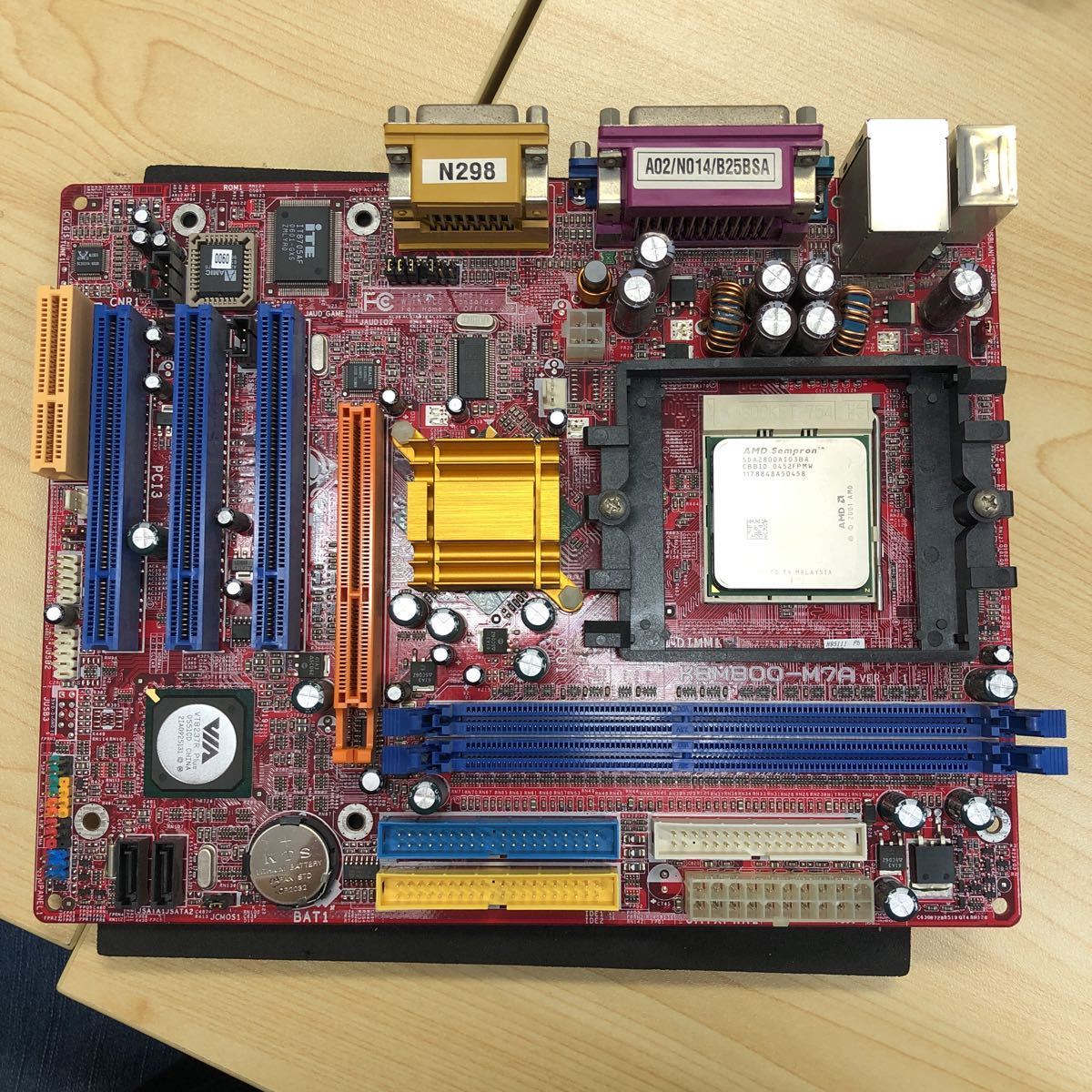 マザーボード　BIOS STAR K8M800-M7A セット
