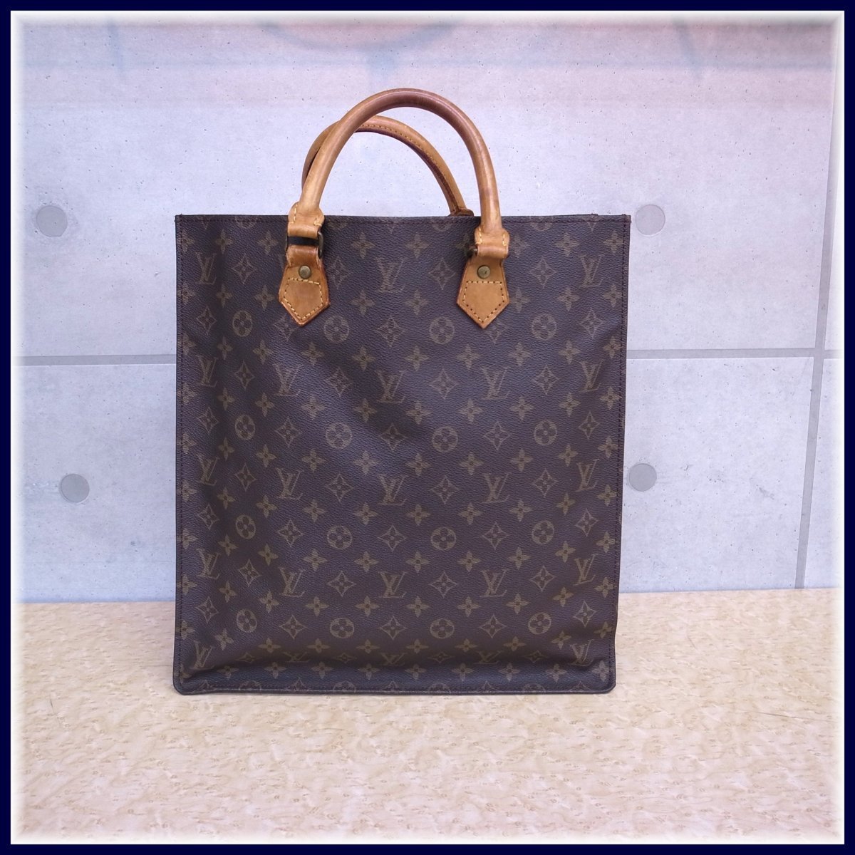 TA359【本物保証】 LOUIS VUITTON ルイヴィトン サックプラ 初期型 モノグラム ヴィンテージ トートバッグ ハンドバッグ