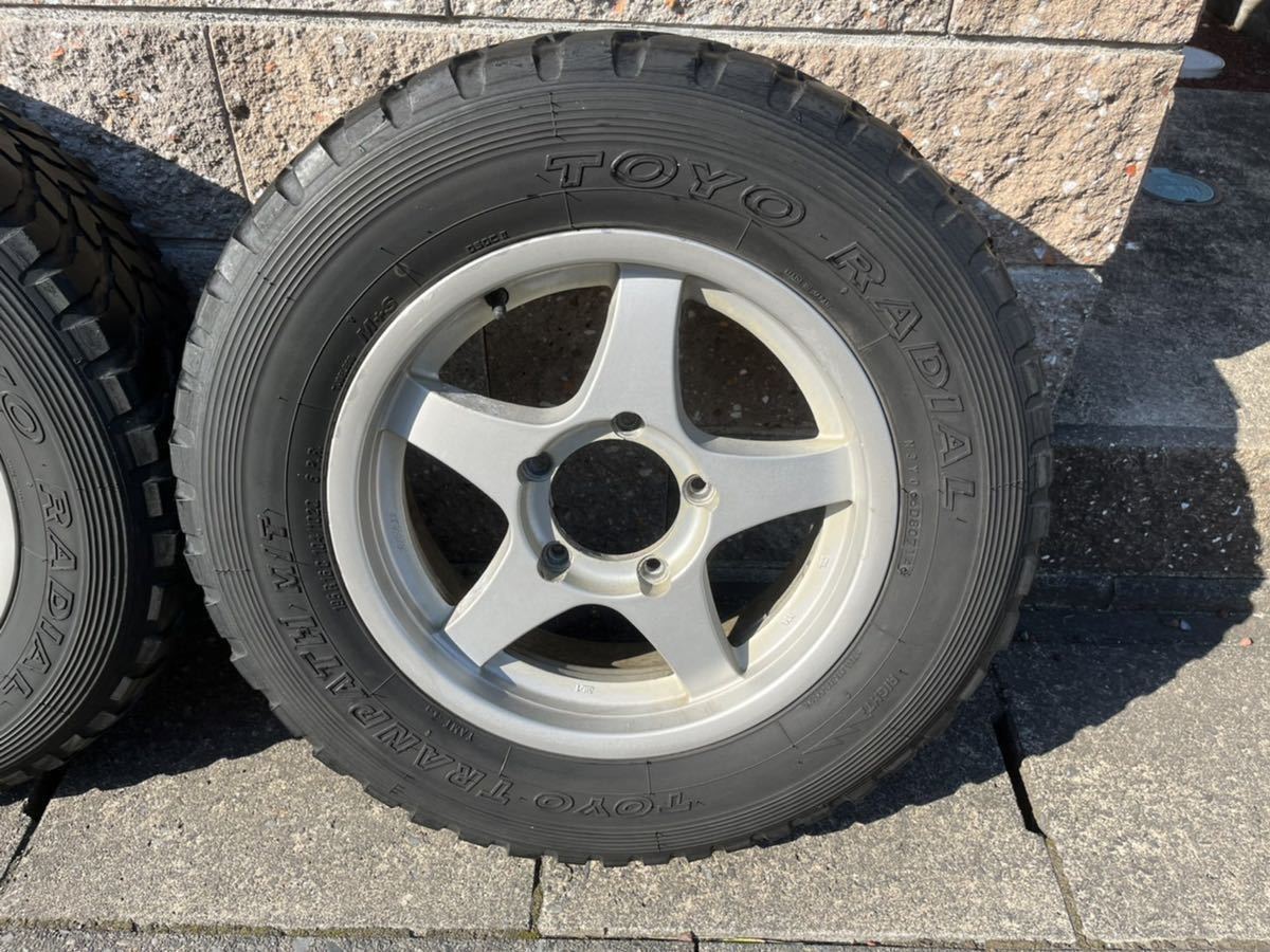 ジムニー トーヨー トランパス M/T 195R16 タイヤ ホイール4本セット  