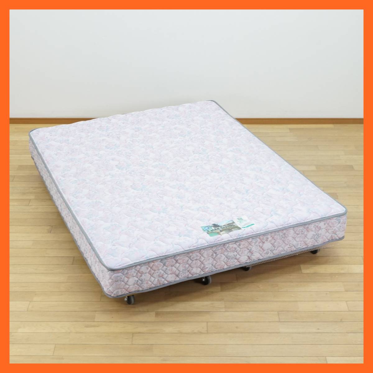 ●【フランスベッド】E-MAX スプリング マットレス WD ワイドダブル 日本製 厚さ約24㎝ 約154×195㎝ 衛生 寝具 ベッド インテリア