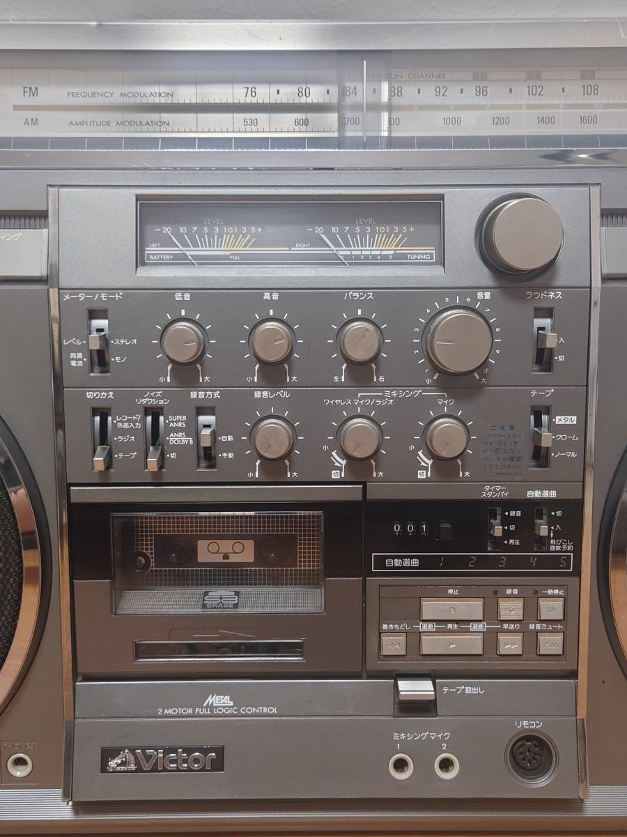 Victor ビクター RC-M90 ステレオラジオカセットレコーダー 中古