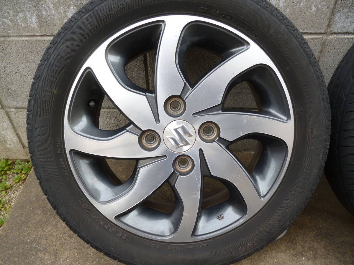 ☆スズキ純正 パレットSW 165/55R14 タイヤホイール4本セット 