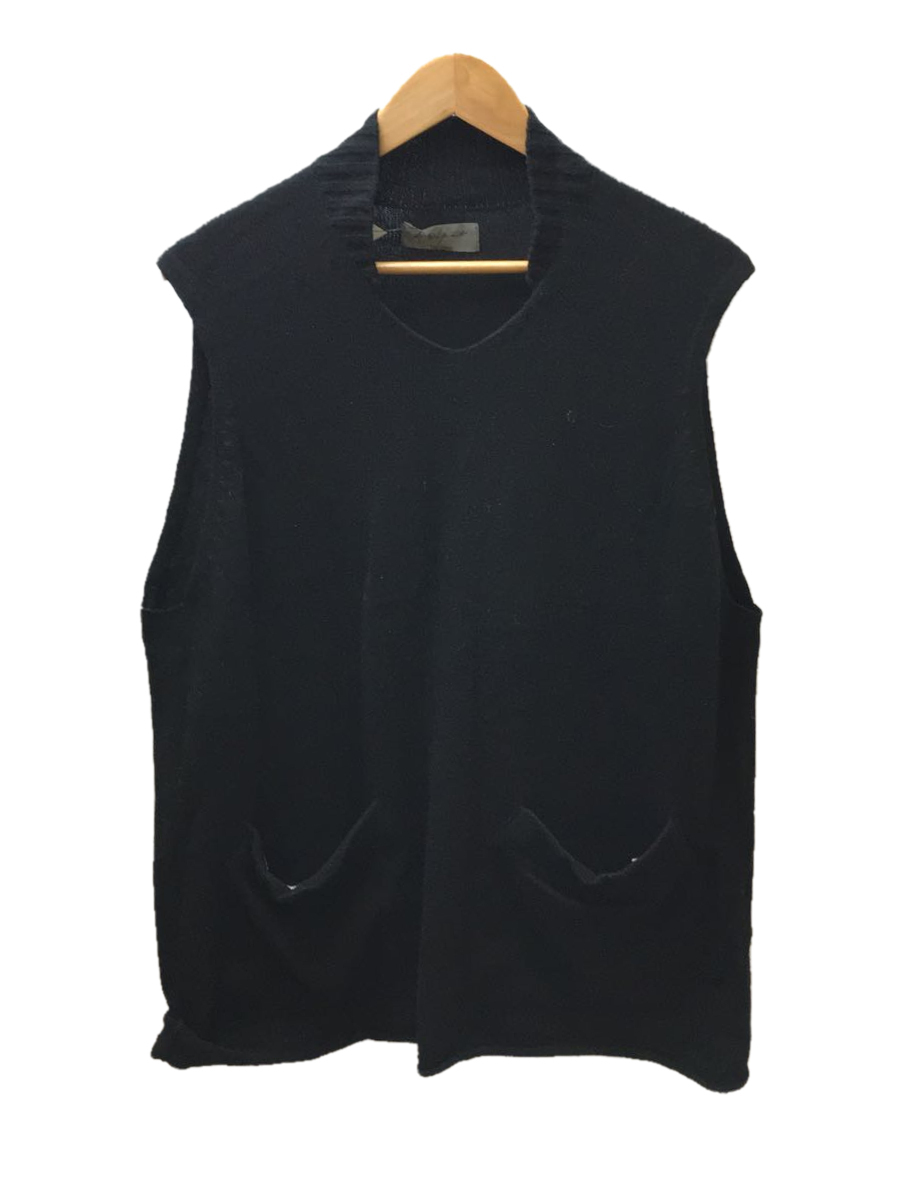  yohji yamamoto POUR HOMME 12aw/hd-k60-972/ニットベスト 厚手 /3/ウール/BLK/無地(Lサイズ)｜売買されたオークション情報、yahooの商品情報をアーカイブ公開 - オークファン Lサイズ