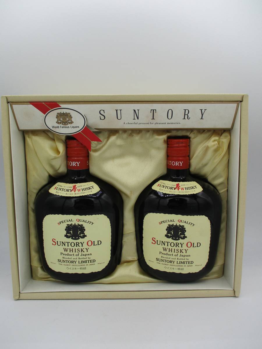 SUNTORYOLDWHISKYサントリーオールドウイスキー 特級 箱付き未開栓