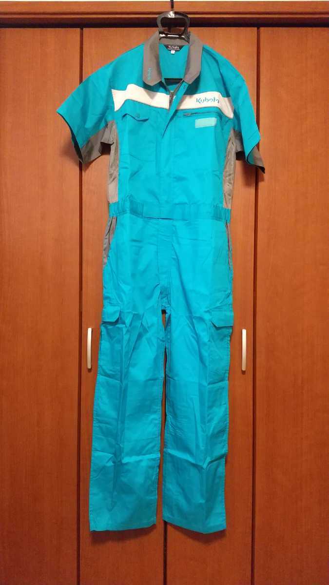 Kubota クボタ 半袖つなぎ 未使用Kubota クボタ つなぎ 作業着 L 半袖 帽子付き 送料