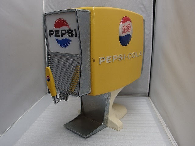 【非売品】PEPSI イエローのディスペンサー　未使用 ジャンク品】 ペプシコーラ プレミアム ディスペンサー 非売品