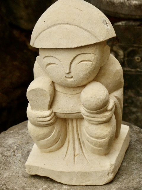 石仏 山の神 豊作祈願 田の神様 田の 田の神様の石像h29cm／6kg