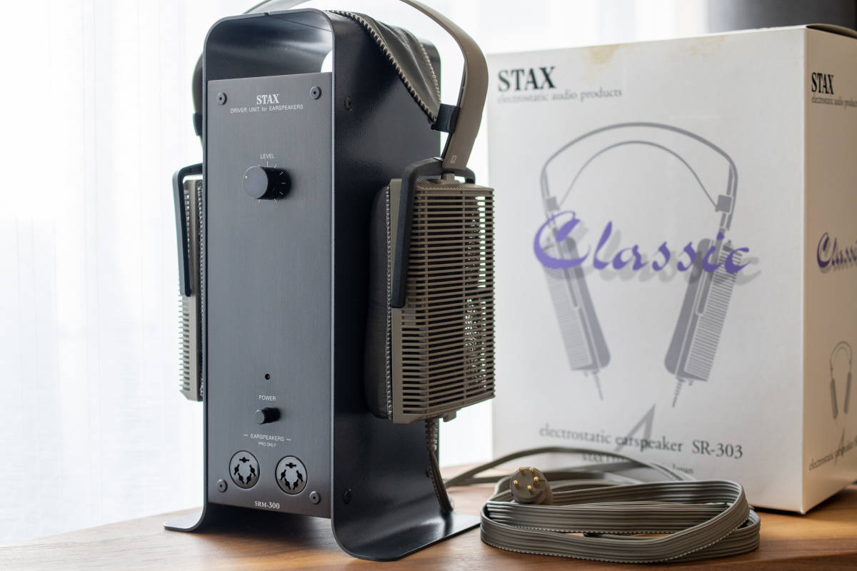 STAX スタックス イヤースピーカー SR-303 + ドライバユニット SRM-300