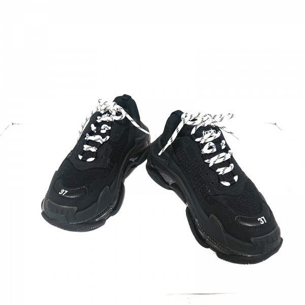 バレンシアガ Balenciaga スニーカー 37 化学繊維 レザー 黒 メンズ 靴 男性用 売買されたオークション情報 Yahooの商品情報をアーカイブ公開 オークファン Aucfan Com