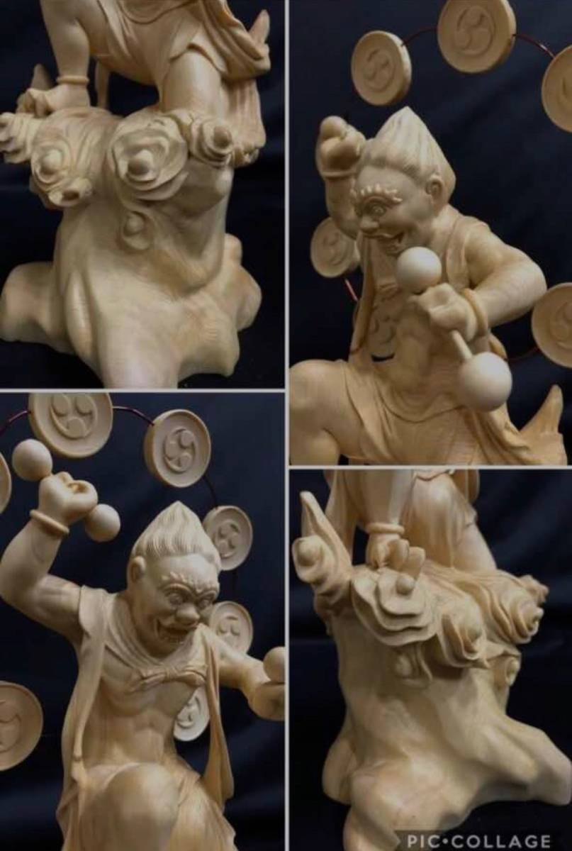 井波彫刻 最新作 総檜材 仏教工芸品 木彫仏教 精密彫刻 極上品 仏師で