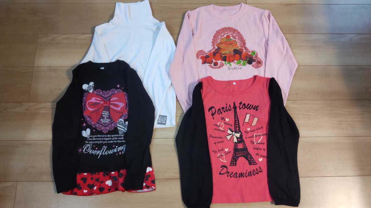 女の子　子供服　140  まとめ売り 子供服 女児服 140 ギャルっぽい まとめ売り(セット、まとめ売り