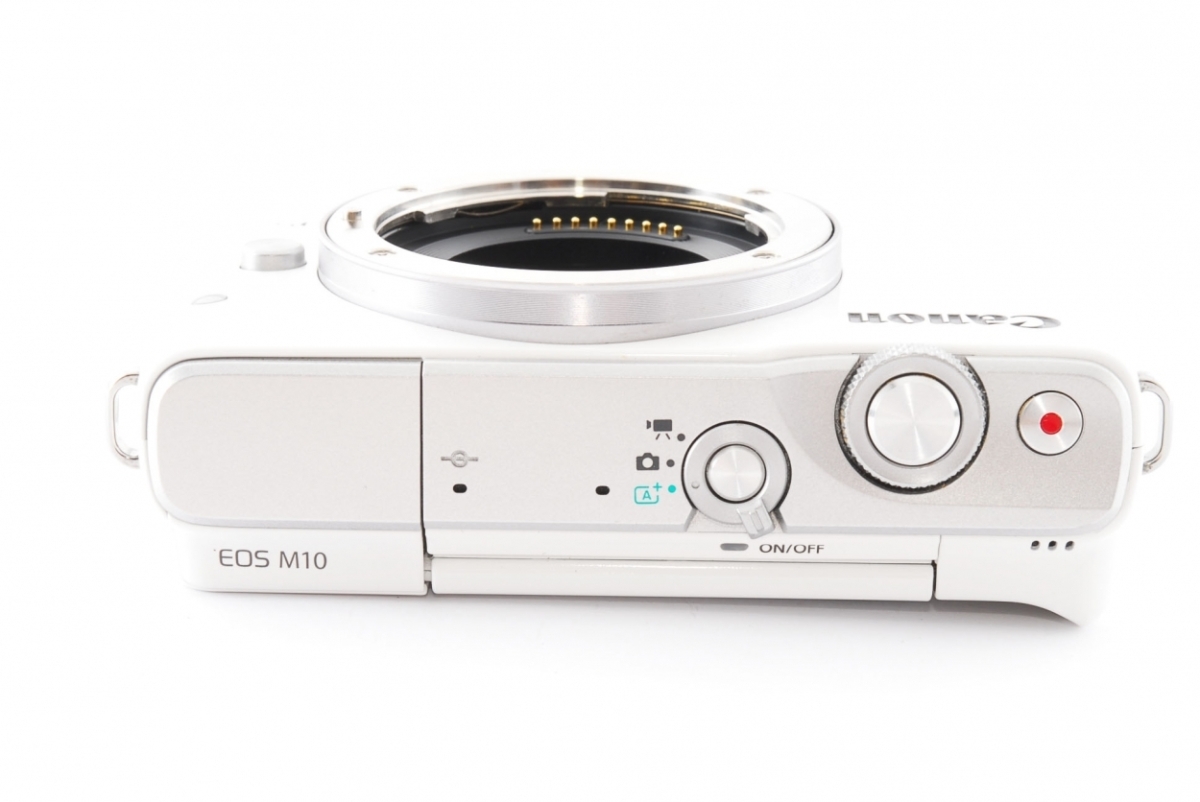 Canon EOS M10 キャノン ミラーレス デジタルカメラ ホワイト 箱付き