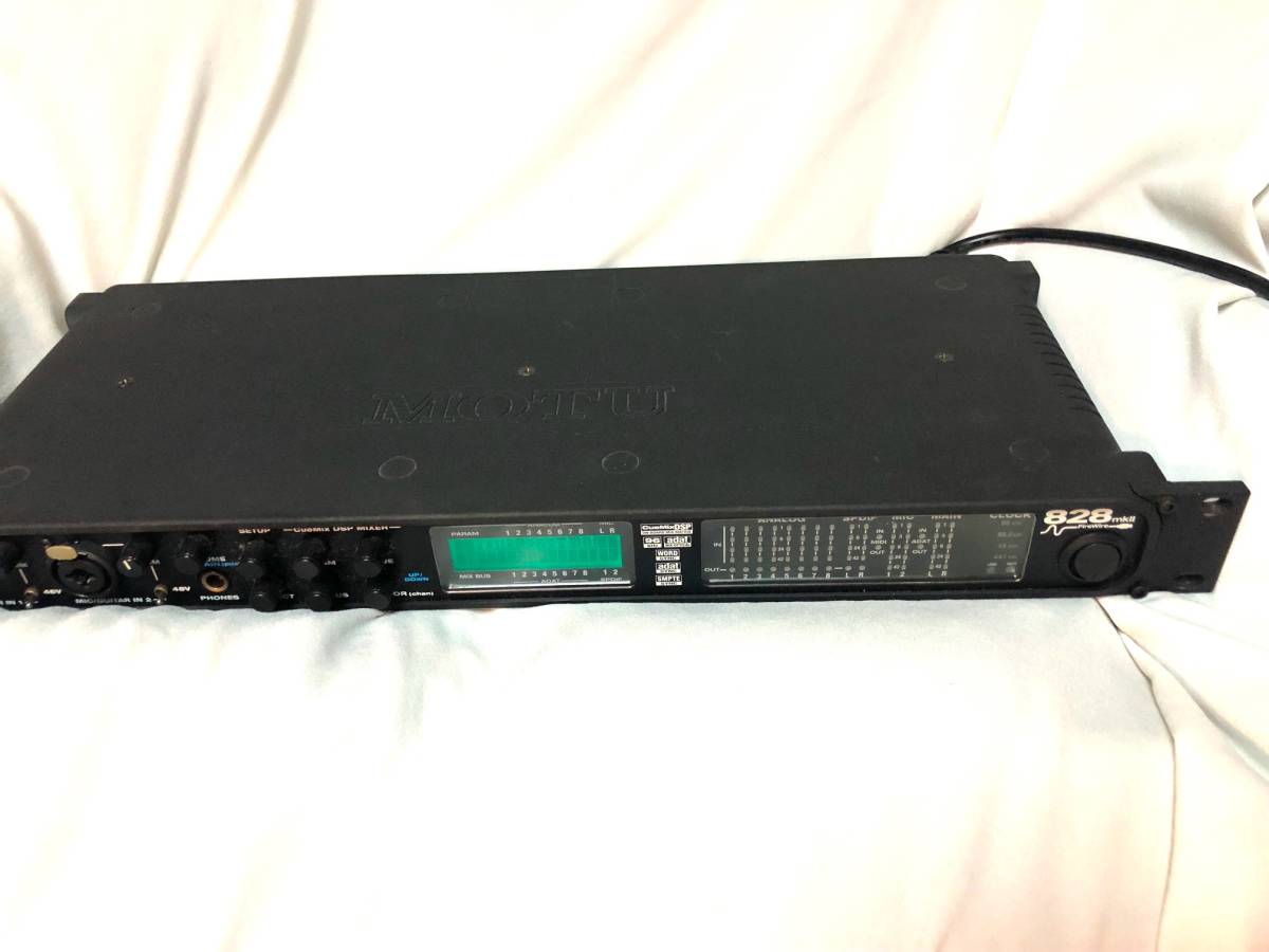 828MK2 MOTUモツ 828mkII 96kHz Firewire Audio Interface オーディオ 