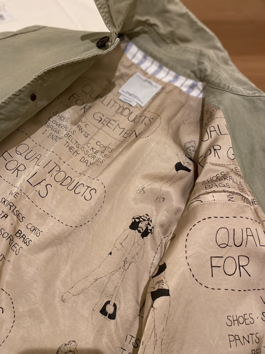 visvim HERGE COAT DMGD CHINO 1 【公式通販】