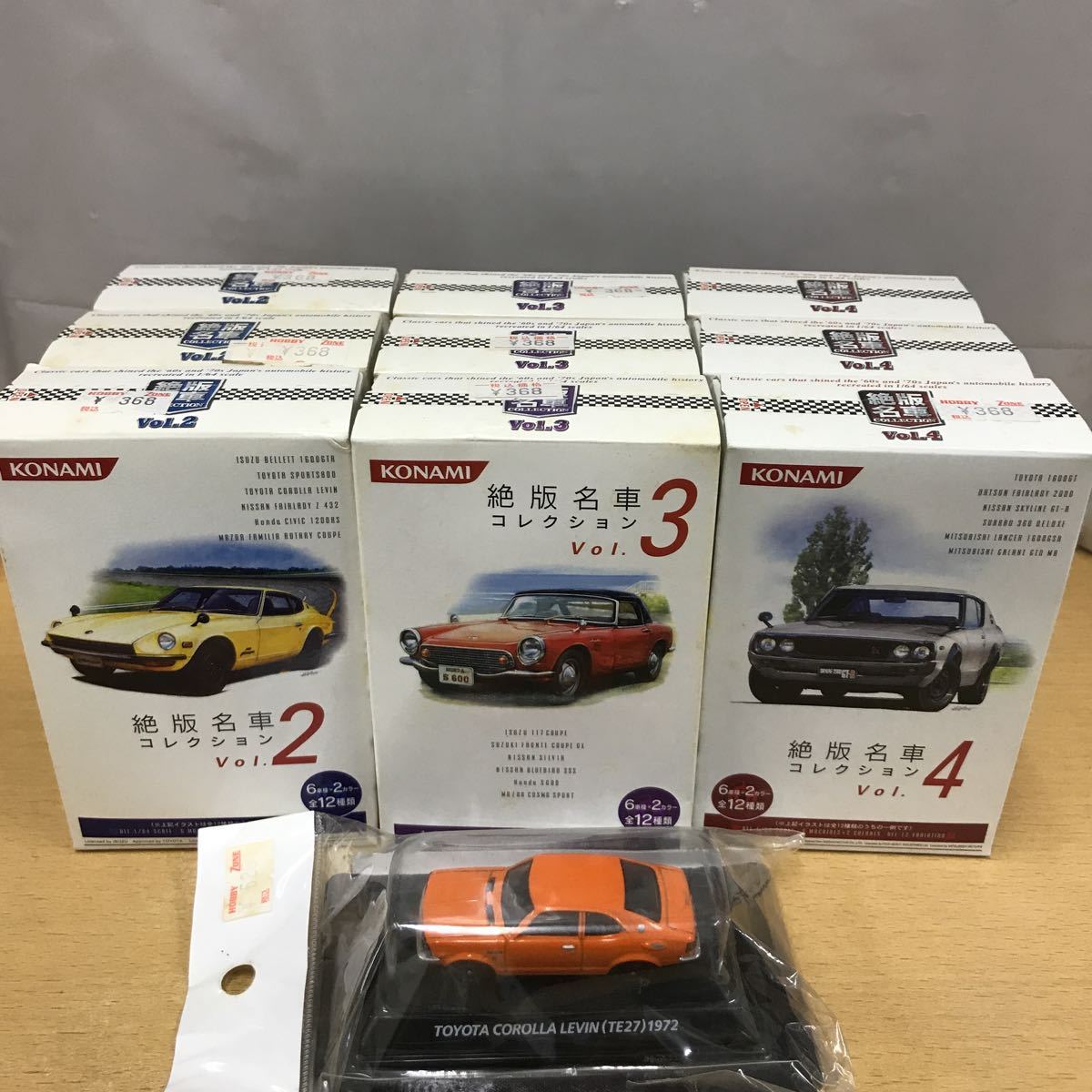 コナミ　絶版名車コレクション Vol.5　6車種・12点コンプリートセット コナミ 絶版名車コレクション Vol.5 6車種・12点コンプリート
