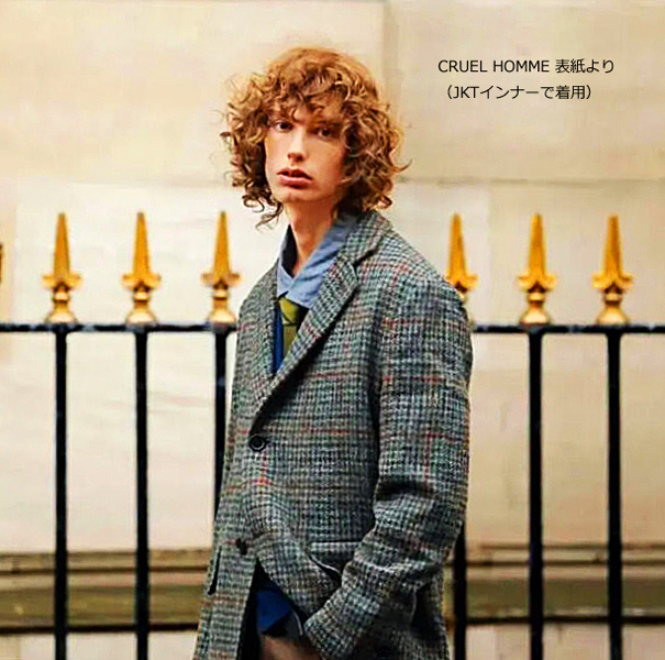 MARGARET HOWELL × JOHN SMEDLEY コラボ メンズ クルーネック ニット 