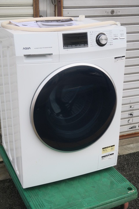 安い，セール M633 消毒済 アクア ドラム式洗濯機 8KG AQUA AQW-FV800E W 左開き ホワイト 保証付 店頭手渡しOK 2203(ドラム式)｜売買されたオークション情報、yahooの商品情報をアーカイブ公開 - オークファン ドラム式