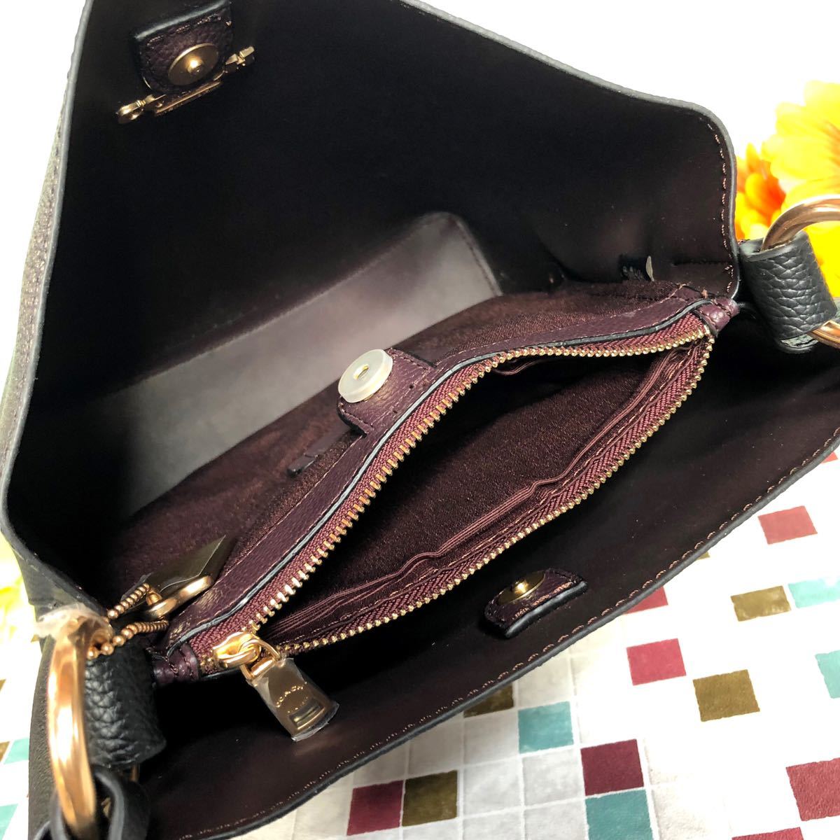 ショルダーバッグ COACH コーチ タウンバケット バケット タウン スモール 0 レザー ブラック 新品 [コーチ COACH(コーチ) &frasl; 公式通販 クロス
