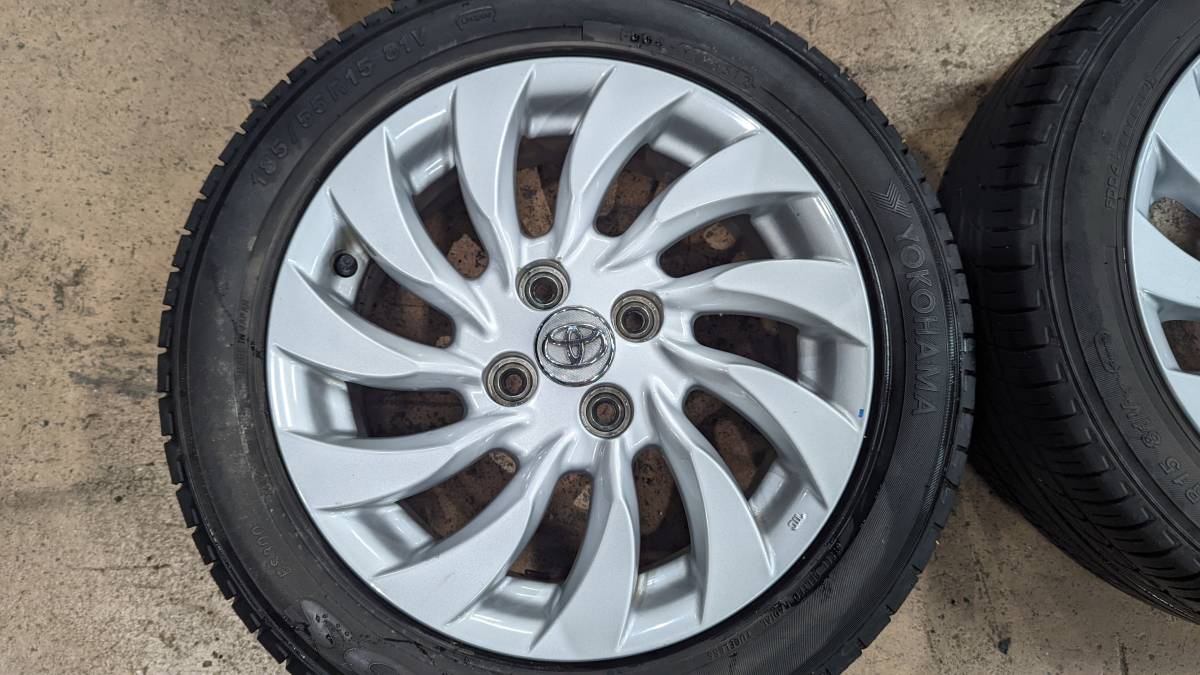 QNC21 トヨタ bB 15インチ 純正 ホイール 4本 15X6J オフセット40 