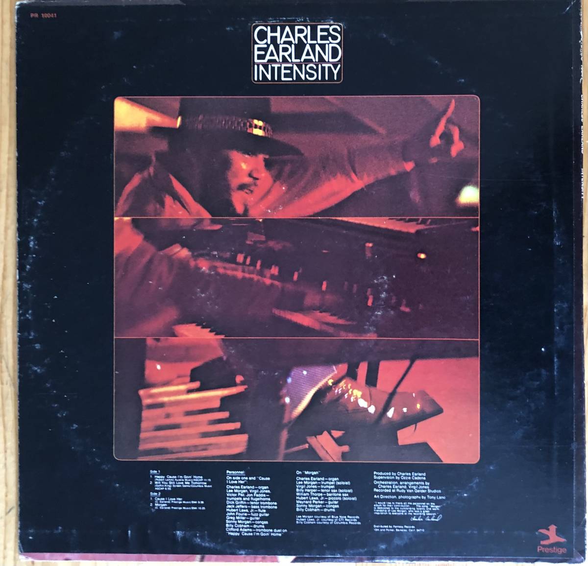 Charles Earland - Intensity Prestige LP レコード PRT 10041 us orig