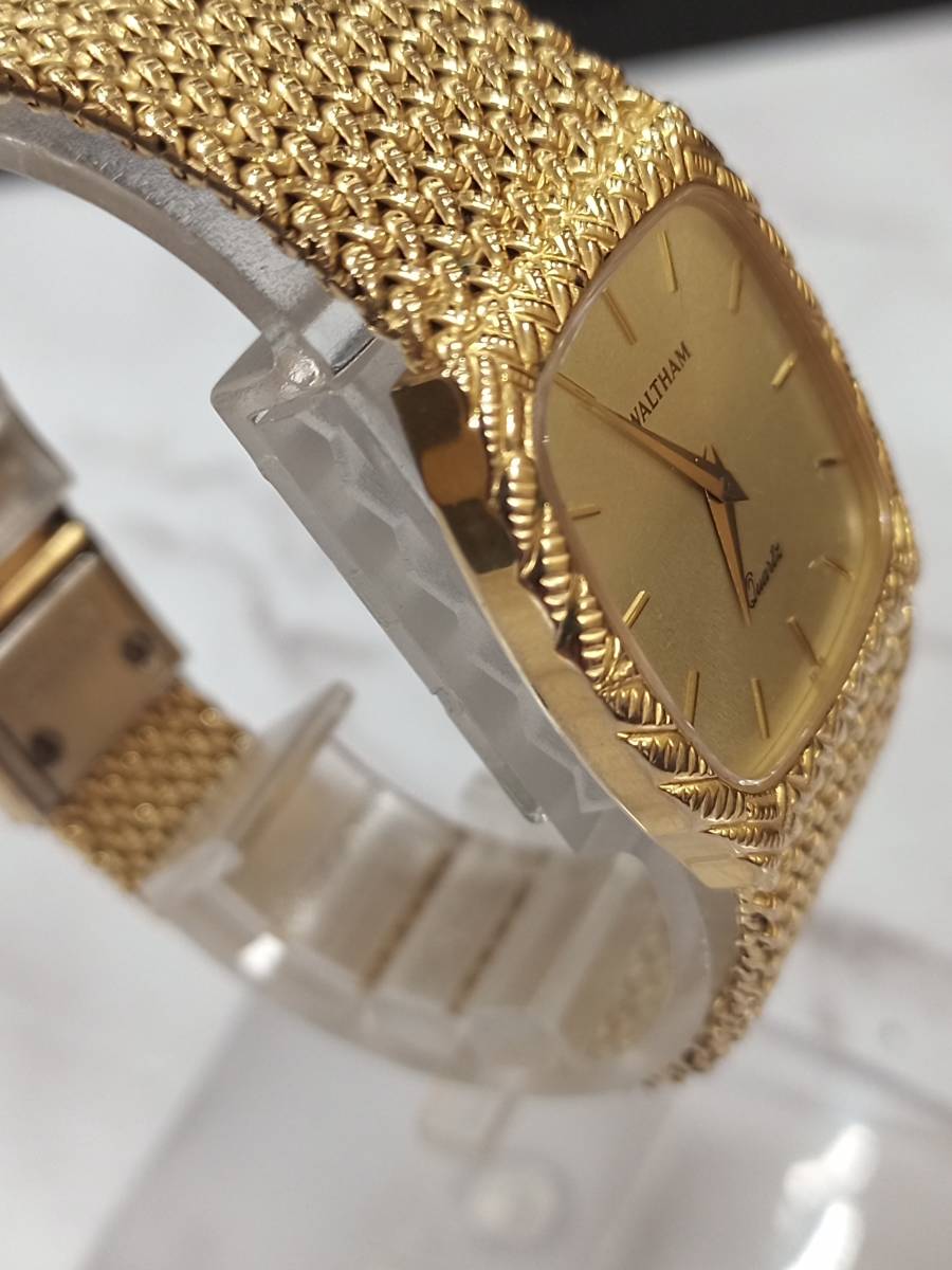 ウォルサム WALTHAM QUARTZ 44160.26 クォーツ ゴールド 12K GF 2針
