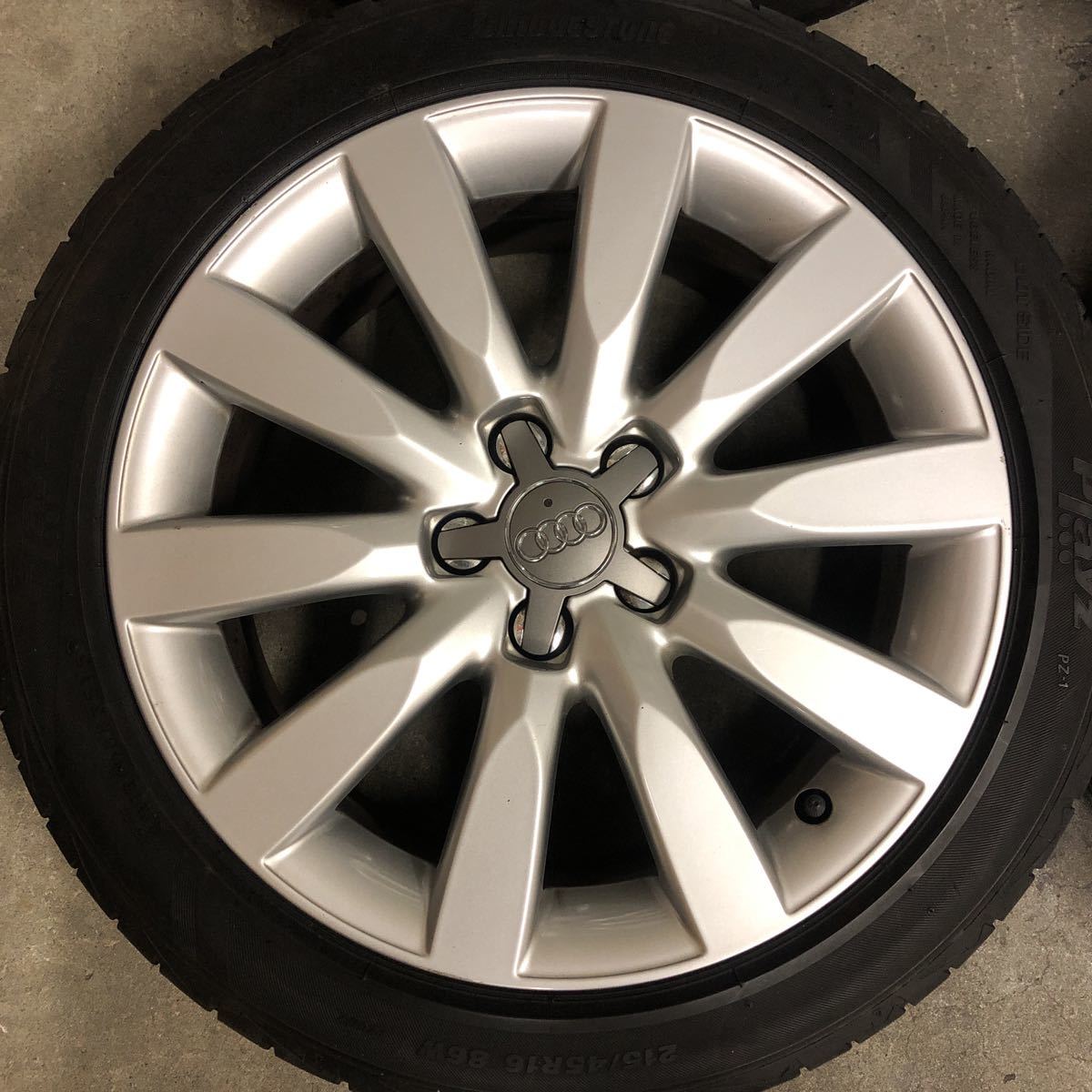 215/45R16 アウディ純正アルミホイールタイヤセット A1 8X 