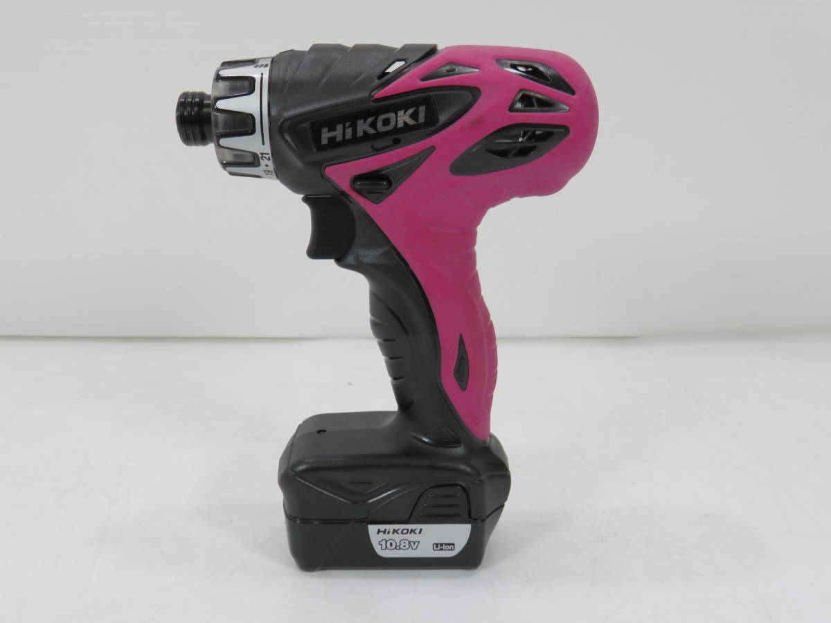 HiKOKI ハイコーキ 旧日立工機 10.8V コードレスドライバードリル 