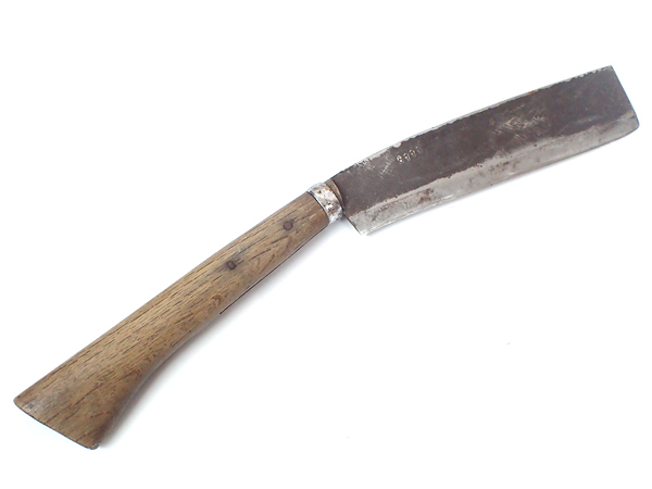 6FY 備中 輝光作 鉈 なた 全長約42cm 古民具(ハンドツール、大工道具  