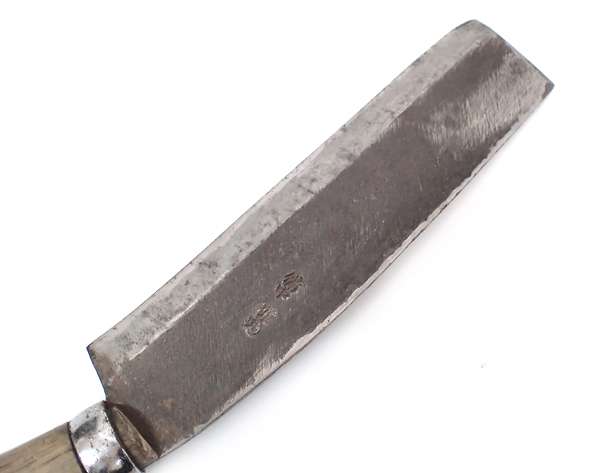 6FY 備中 輝光作 鉈 なた 全長約42cm 古民具(ハンドツール、大工道具  