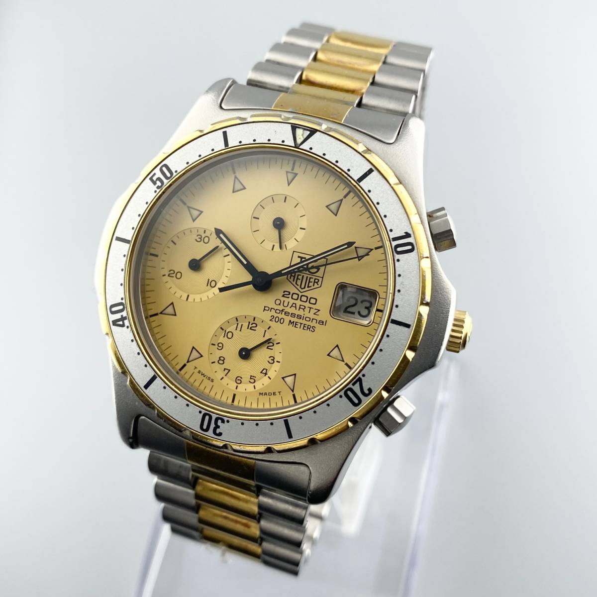 1円〜】TAG HEUER タグ ホイヤー 腕時計 メンズ 2000シリーズ クロノ 