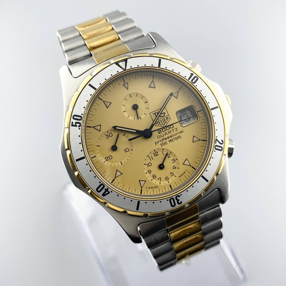 1円〜】TAG HEUER タグ ホイヤー 腕時計 メンズ 2000シリーズ クロノ 