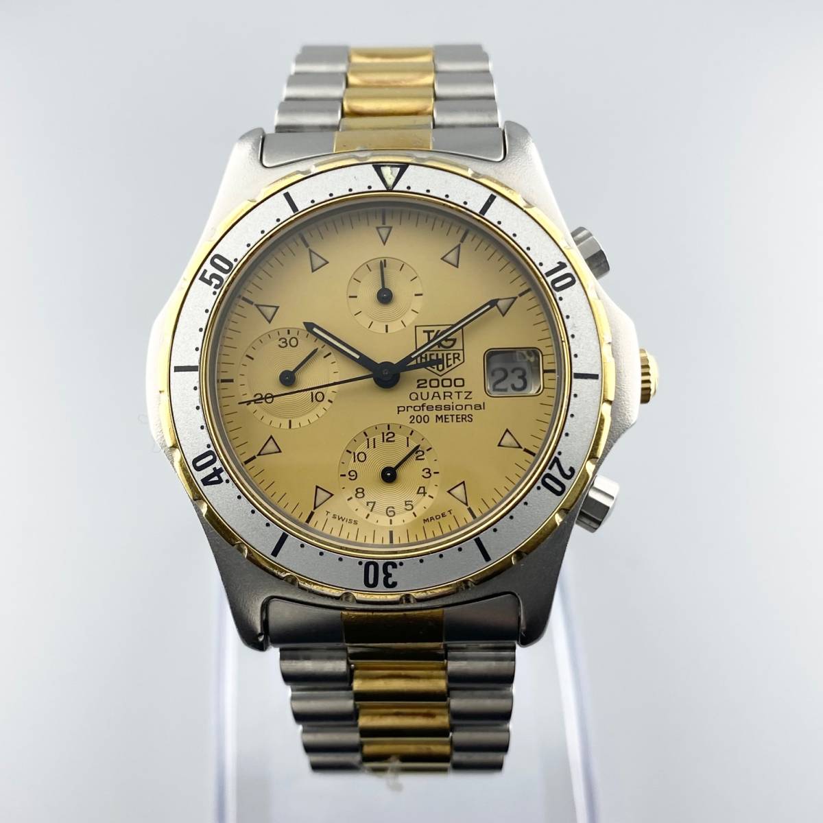 1円〜】TAG HEUER タグ ホイヤー 腕時計 メンズ 2000シリーズ クロノ 