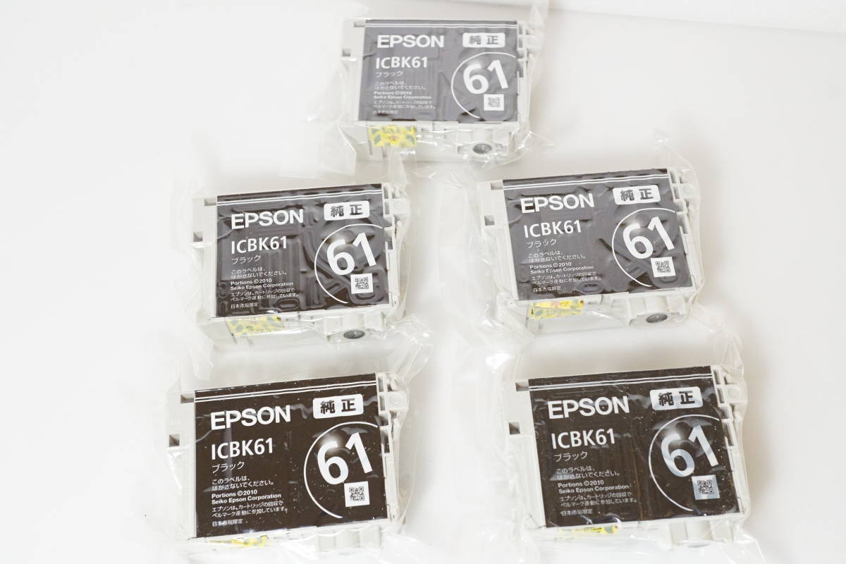 人気総合 EPSON 純正インクカートリッジ ICBK61 5個セット PX-203 PX