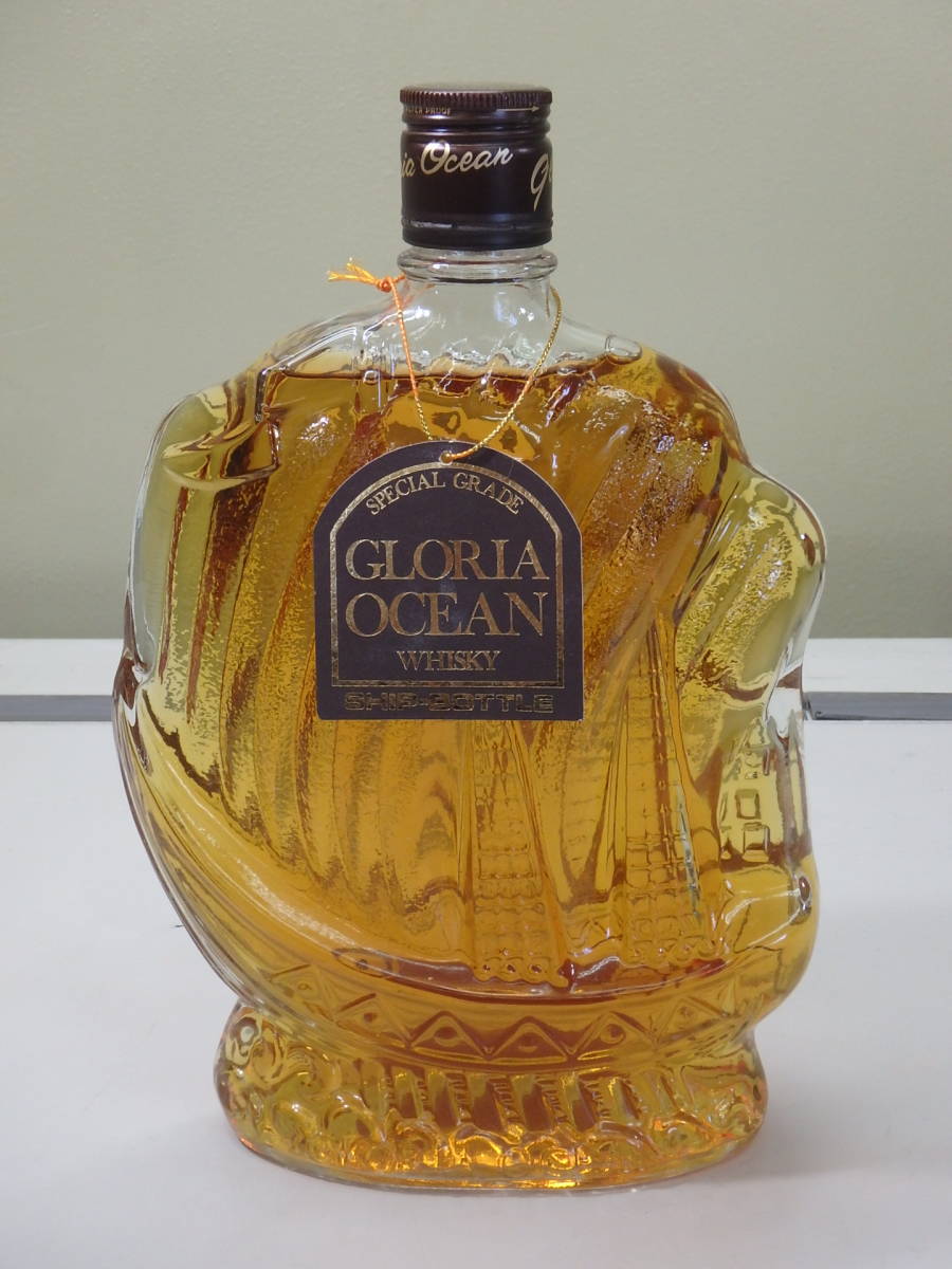 飲料・酒 GLORIA OCEAN ゴールドシップボトルウイスキー:三楽オーシャン