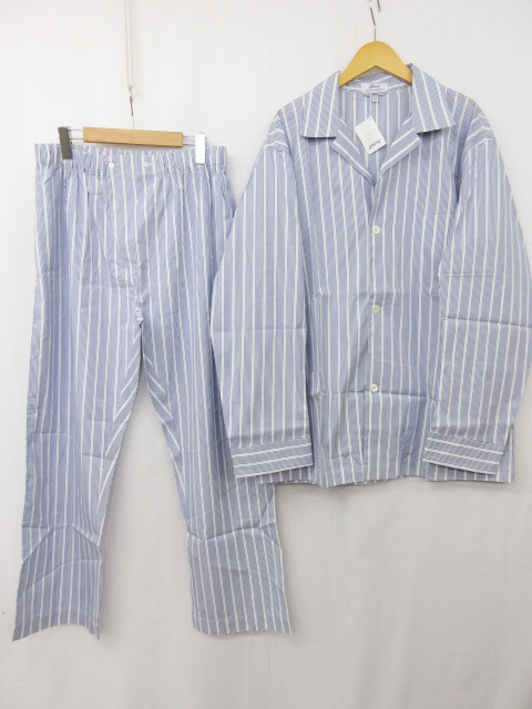 □RR未使用品 【ブリオーニ Brioni】 寝具 パジャマ ルームウェア 