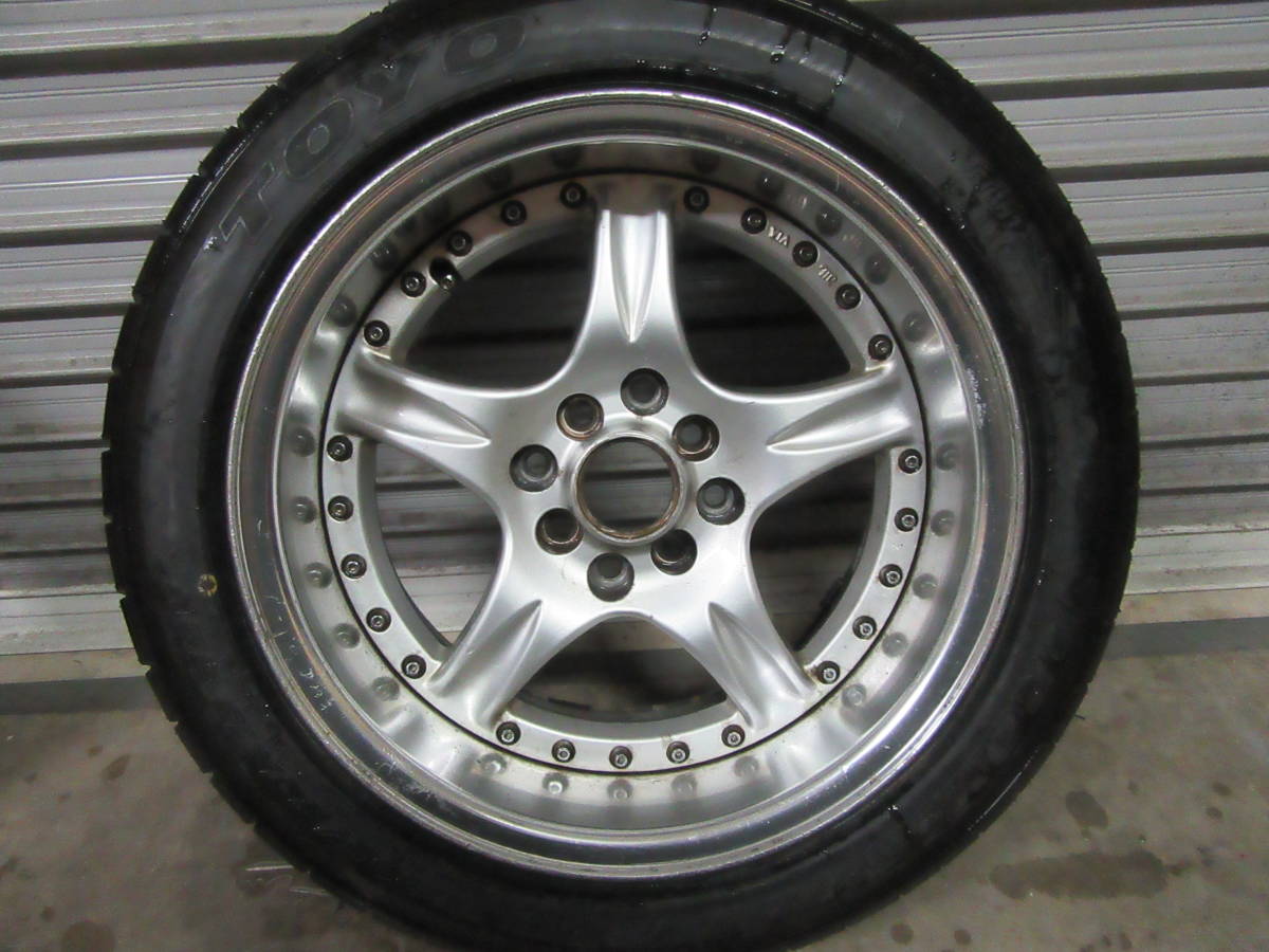 プレセディオ デーモンキャンバー 2本 15×7.5J -5 4穴 PCD 114.3 AE86 