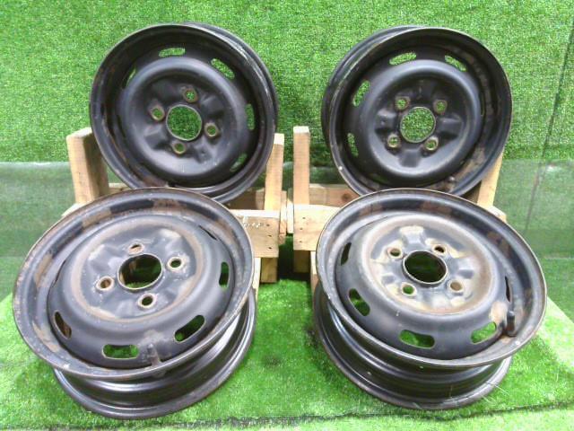 ☆日産純正 12×4.5J 4穴 PCD100☆4本セット スチールホイール