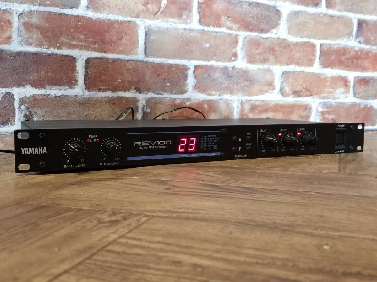 YAMAHA REV100 デジタルリバーブレーター プロセッサー 音響機材