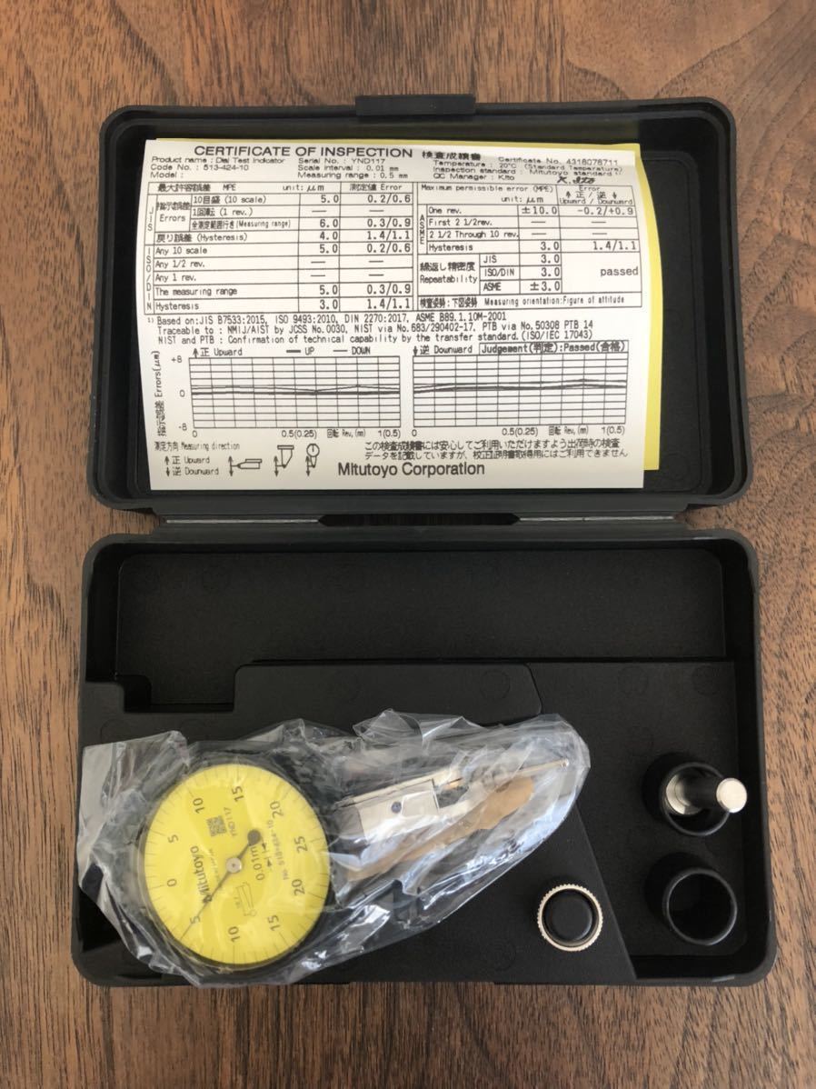 Mitutoyo ミツトヨ テストインジケータ 513-424-10H 未使用品