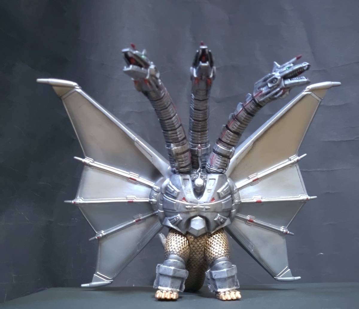ゴジラ怪獣ソフビ メカキングギドラ（ゴジラアイランド版）改造 