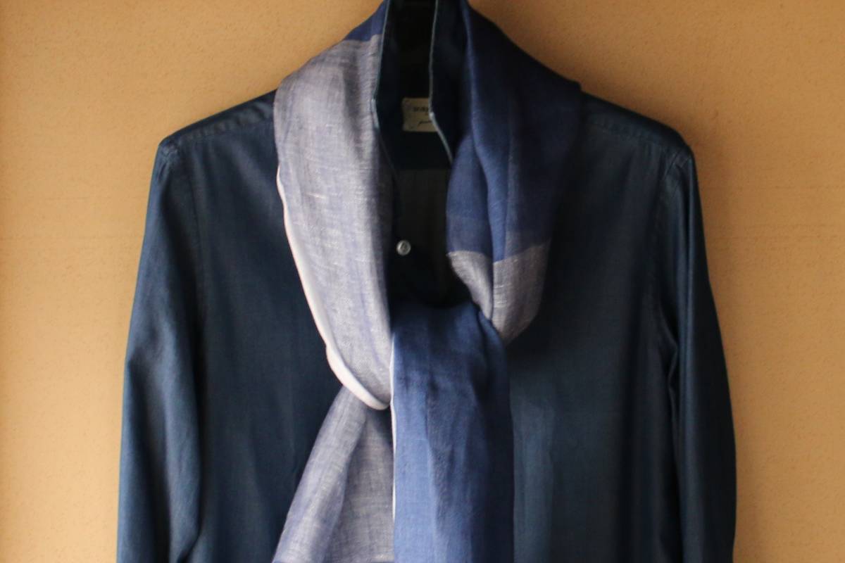 arianna アリアンナ ストール ネイビー バーニーズニューヨーク マフラー