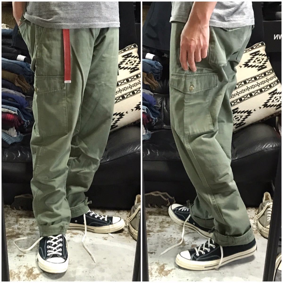 希少　WTAPS カーゴパンツ WTAPS: カーキ Nyco Weather カーゴパンツ | SSENSE 日本
