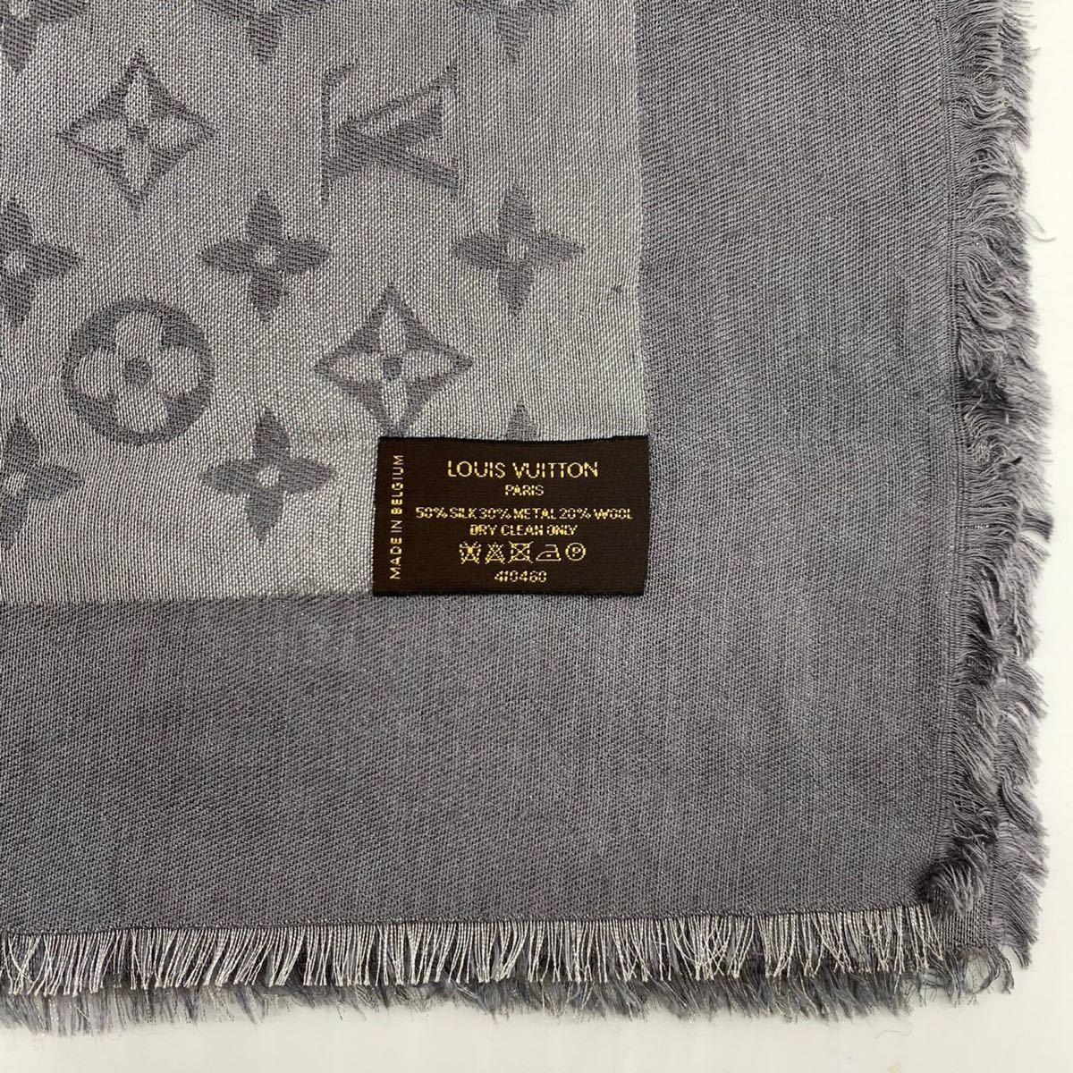 1円 □美品□ ルイヴィトン LOUIS VUITTON 大判ストール スカーフ 