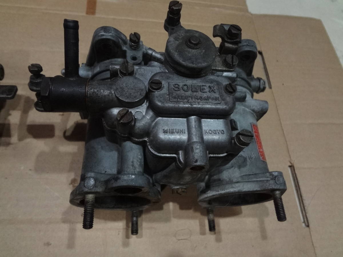 旧車 ミクニ ソレックス SOLEX 2型 44パイ フェアレディ SR311 純正2
